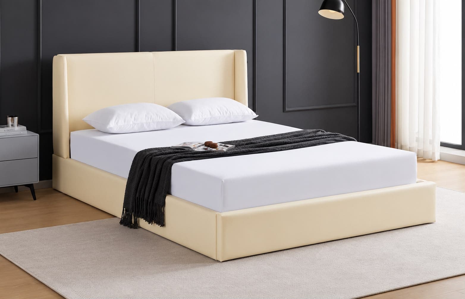 Kano Upholstered Storage Bed